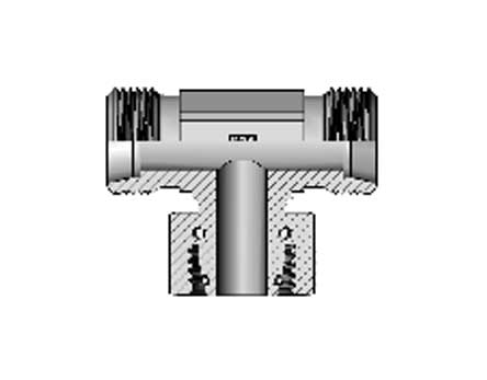 EVT-S Swivel Nut Branch Tee